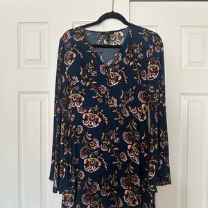 Forever 21 Navy Floral dress